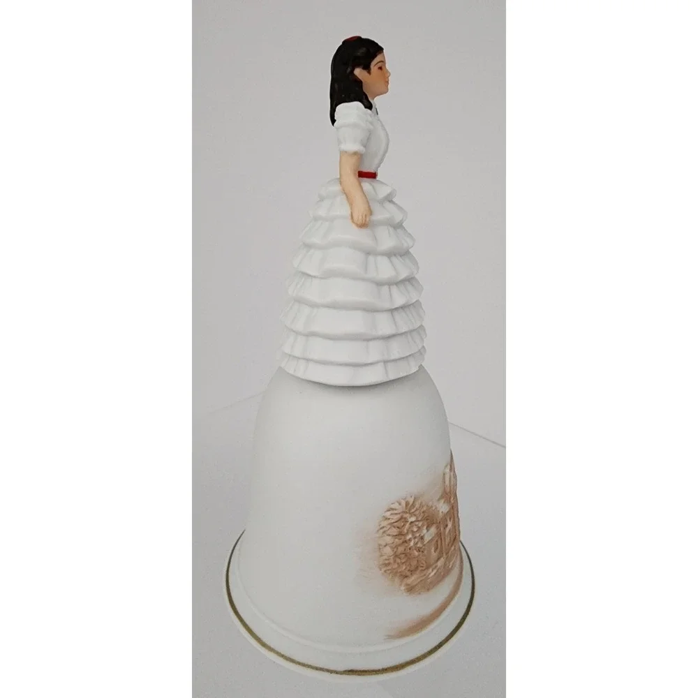 Vintage Avon Scarlett Porcelain Bell Gone With The Wind Tara Plantation 1988 EXC
